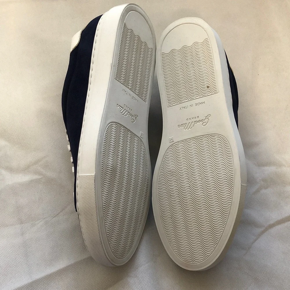 Like New men’s size 9 Good Man Brand Legend Sneakers in Navy and White with box - Picture 7 of 14
